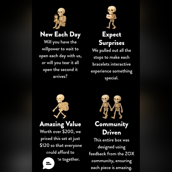 ZOX "EEEEEEK" #490 INTERACTIVE Halloween Coffin DAY 6 Med Collectible Wristband - Picture 5 of 11